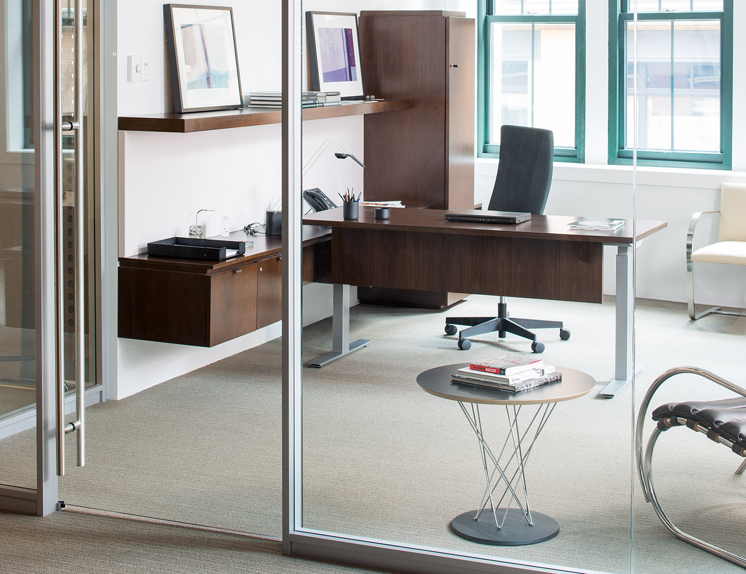 Reff Profiles Private Office Remix High Back Chair Noguchi Cyclone