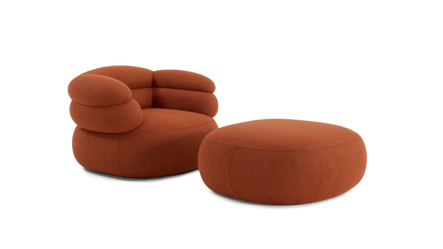 Biboni Lounge Chair and Ottoman
