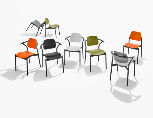 Iquo Collection Armless Chair Iquo Collection Armchair