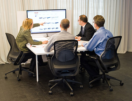 Knoll New York Showroom Media Enclave