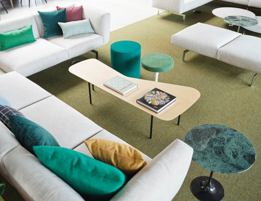 avio sofa system saarinen side table tulip stool rockwell unscripted upholstered seat coffee table by alexander girard girard table