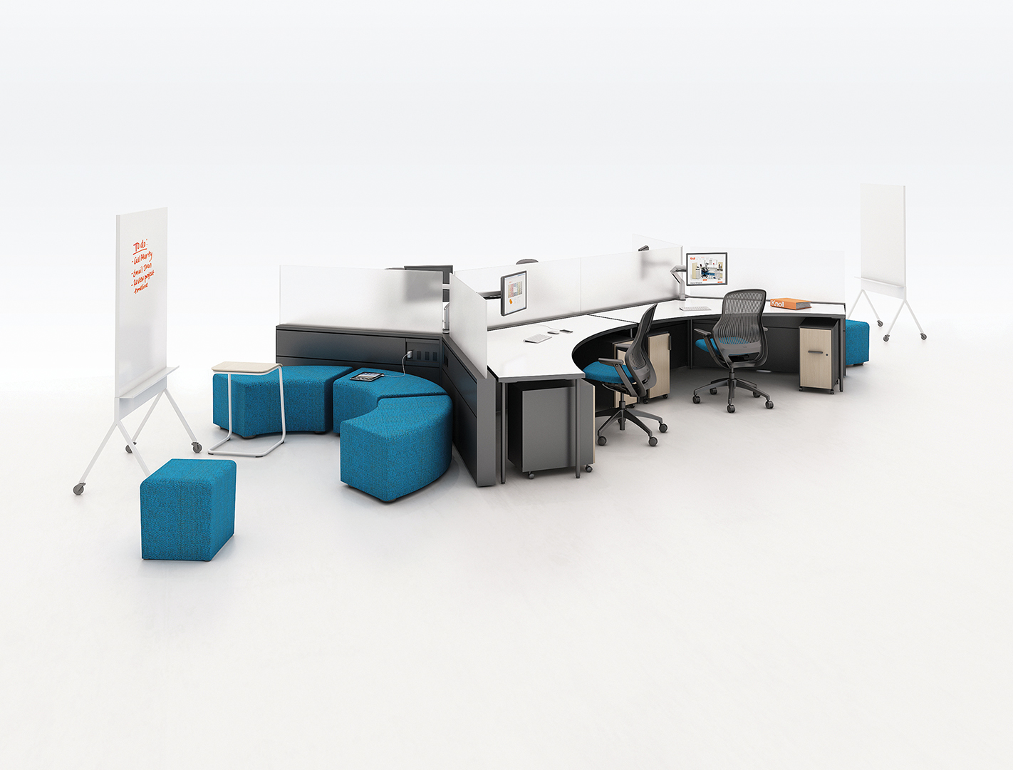 Knoll Fence and Antenna Simple Tables k lounge